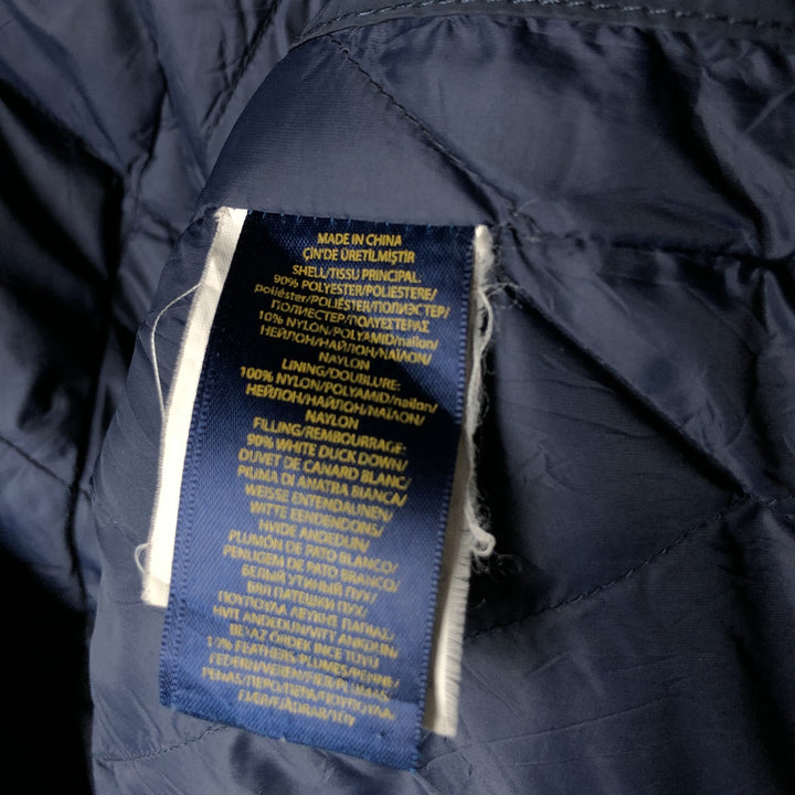 Ralph Lauren POLO RALPH LAUREN M-65 type down jacket, men's size M polyester navy blue type Vintage Second Hand