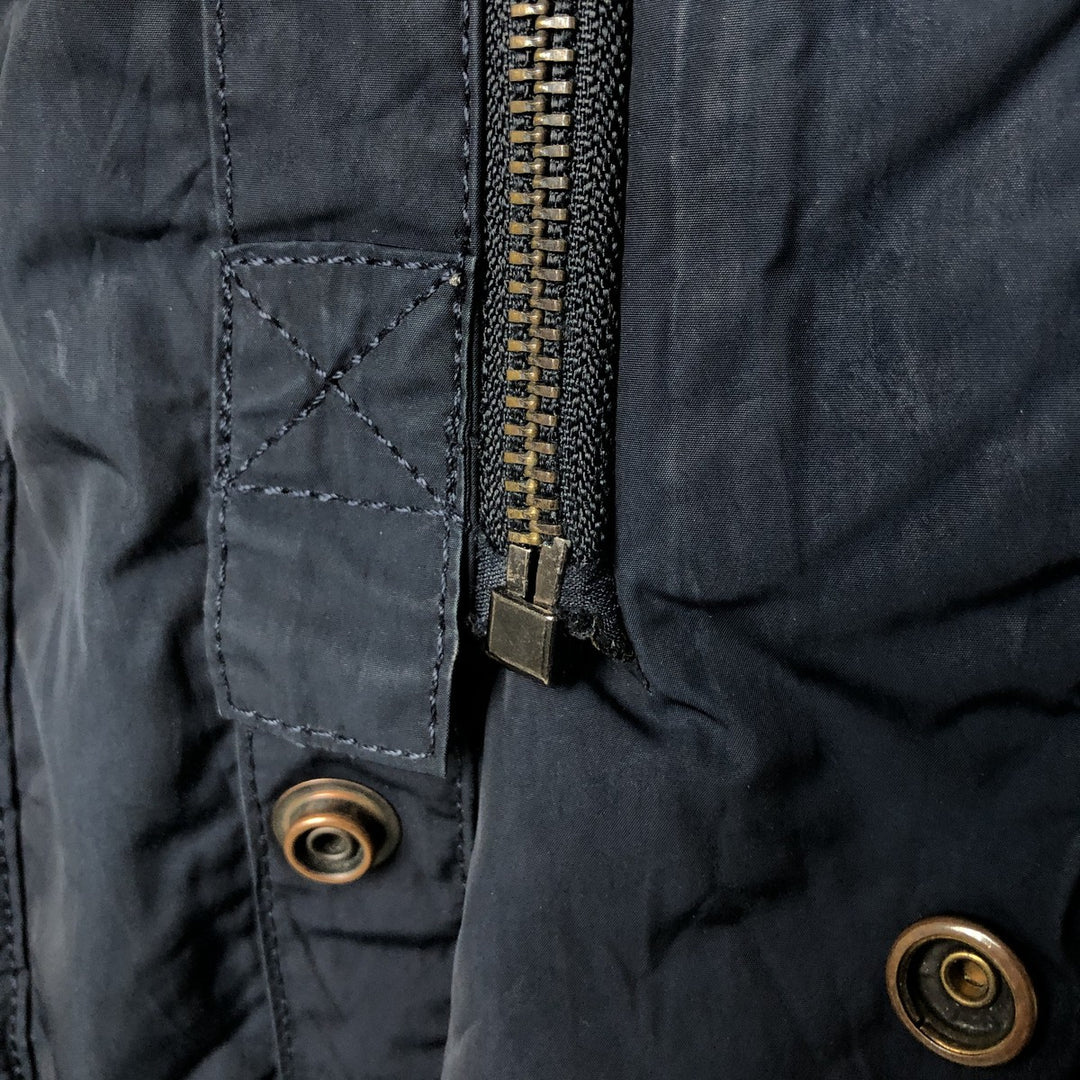 Ralph Lauren POLO RALPH LAUREN M-65 type down jacket, men's size M polyester navy blue type Vintage Second Hand