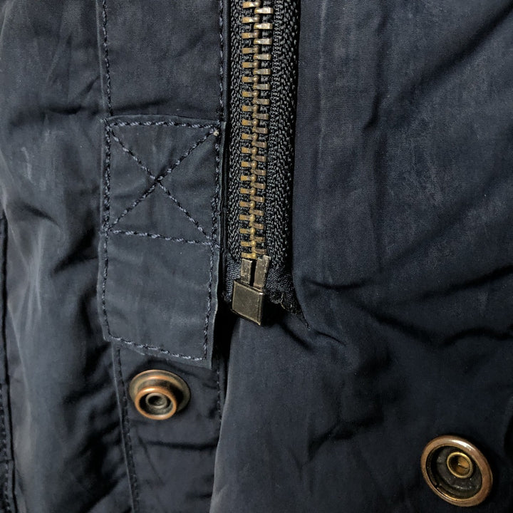 Ralph Lauren POLO RALPH LAUREN M-65 type down jacket, men's size M polyester navy blue type Vintage Second Hand