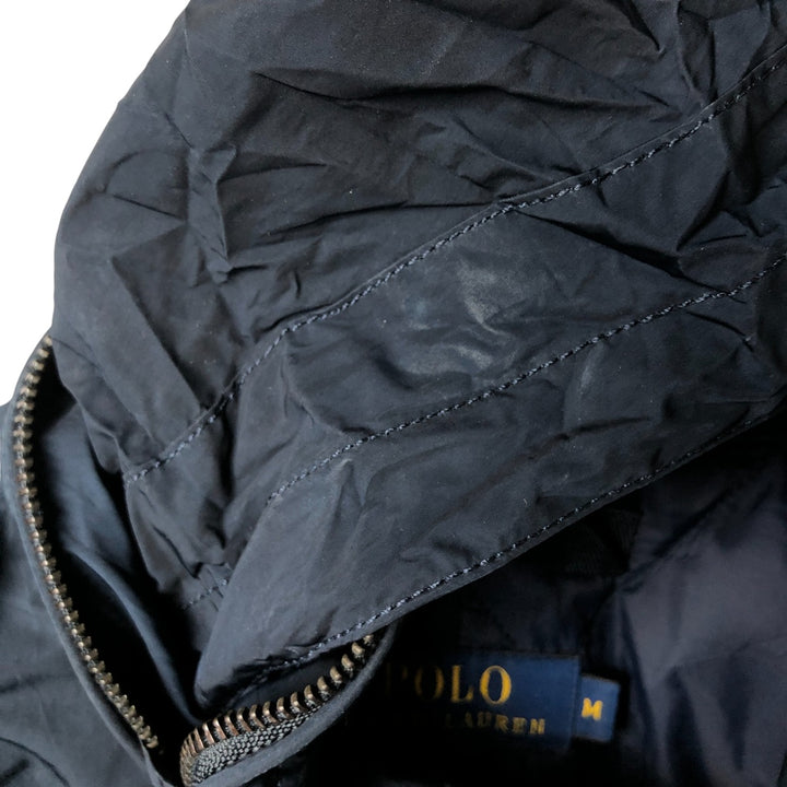 Ralph Lauren POLO RALPH LAUREN M-65 type down jacket, men's size M polyester navy blue type Vintage Second Hand