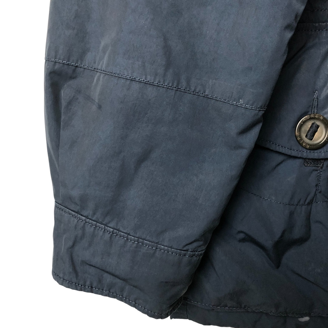 Ralph Lauren POLO RALPH LAUREN M-65 type down jacket, men's size M polyester navy blue type Vintage Second Hand