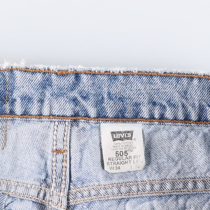 90'S Levi's 40505-0214 Orange Tab Tapered Denim Pants, Men's, Size 34 (Vintage) cotton blue type Vintage Second Hand