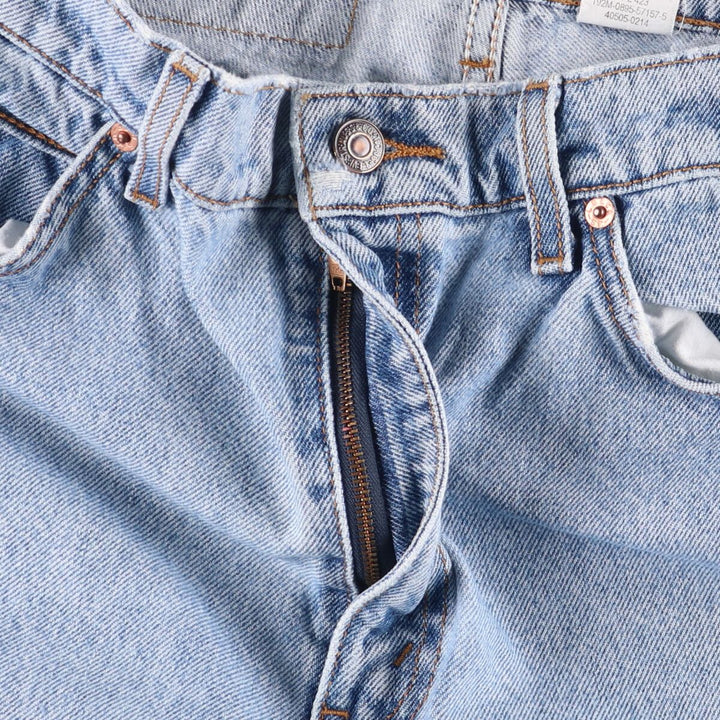 90'S Levi's 40505-0214 Orange Tab Tapered Denim Pants, Men's, Size 34 (Vintage) cotton blue type Vintage Second Hand
