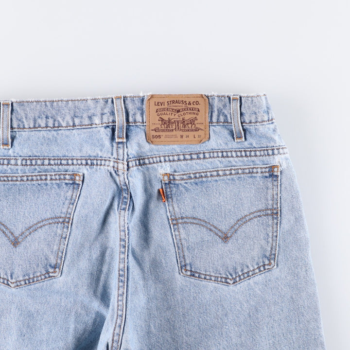 90'S Levi's 40505-0214 Orange Tab Tapered Denim Pants, Men's, Size 34 (Vintage) cotton blue type Vintage Second Hand