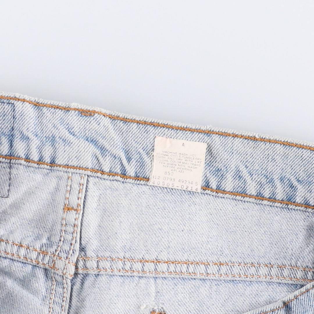 90'S Levi's 40505-0214 Orange Tab Tapered Denim Pants, Made in USA, Men's, Size 37, Vintage cotton blue type Vintage Second Hand