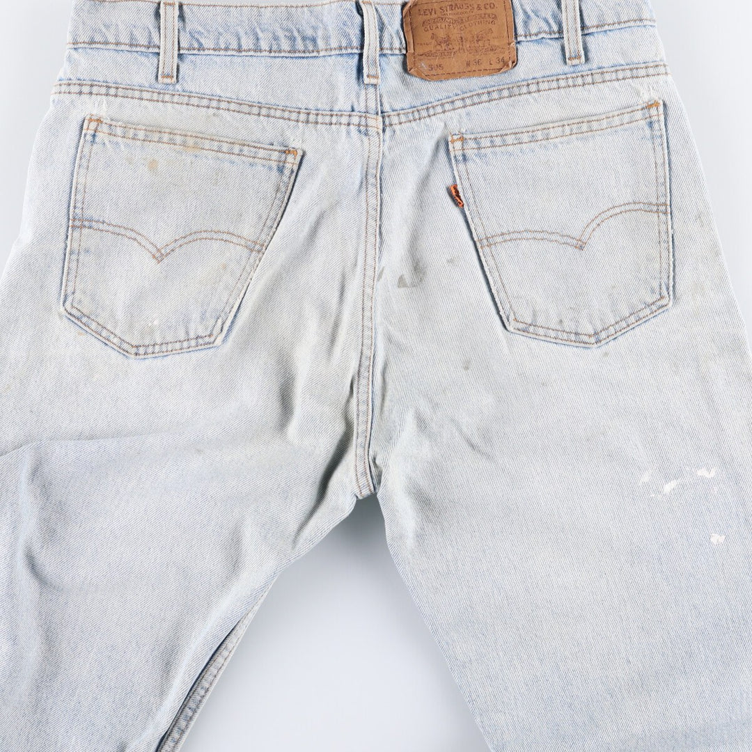 90'S Levi's 40505-0214 Orange Tab Tapered Denim Pants, Made in USA, Men's, Size 37, Vintage cotton blue type Vintage Second Hand