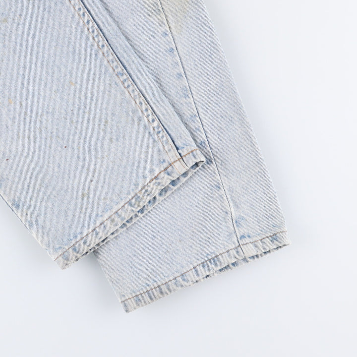 90'S Levi's 40505-0214 Orange Tab Tapered Denim Pants, Made in USA, Men's, Size 37, Vintage cotton blue type Vintage Second Hand