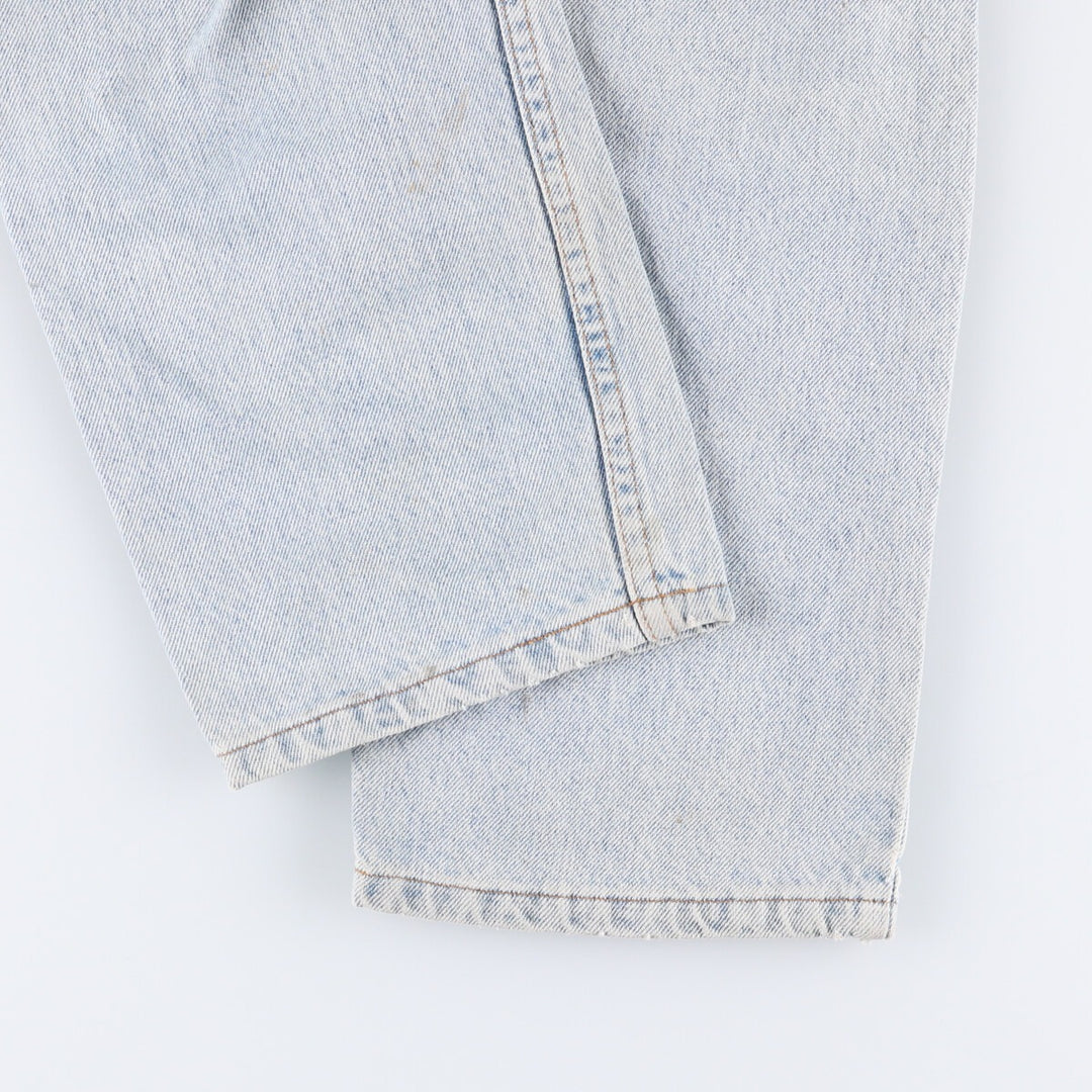 90'S Levi's 40505-0214 Orange Tab Tapered Denim Pants, Made in USA, Men's, Size 37, Vintage cotton blue type Vintage Second Hand