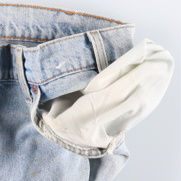 90'S Levi's 40505-0214 Orange Tab Tapered Denim Pants, Made in USA, Men's, Size 37, Vintage cotton blue type Vintage Second Hand
