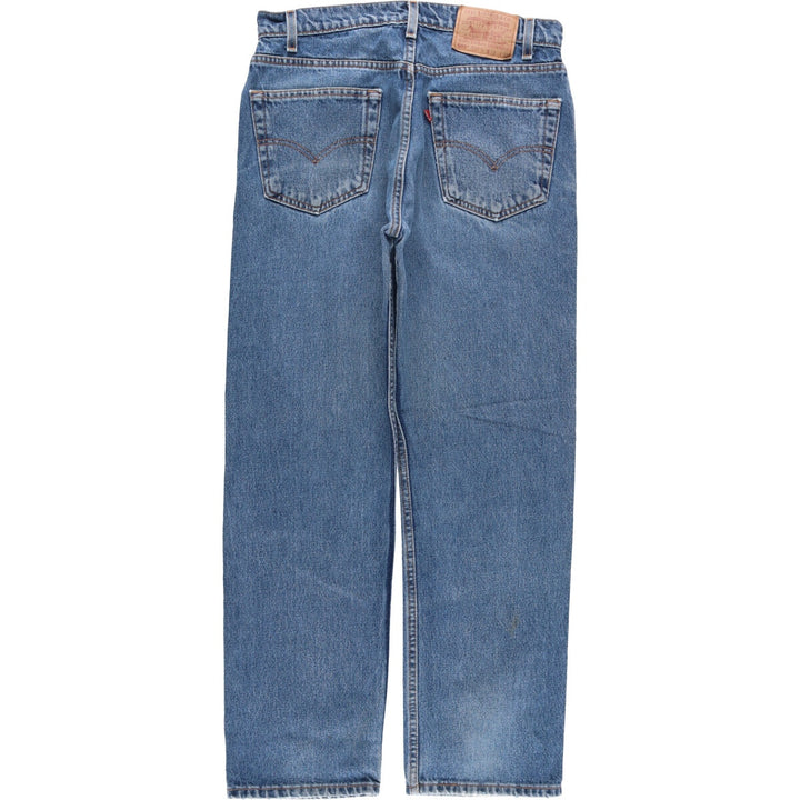 90'S Levi's 00505-4886 Tapered Denim Pants, Men's, Size W33, Vintage cotton blue type Vintage Second Hand