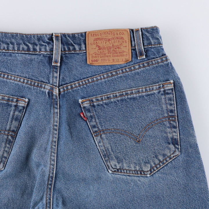 90'S Levi's 00505-4886 Tapered Denim Pants, Men's, Size W33, Vintage cotton blue type Vintage Second Hand