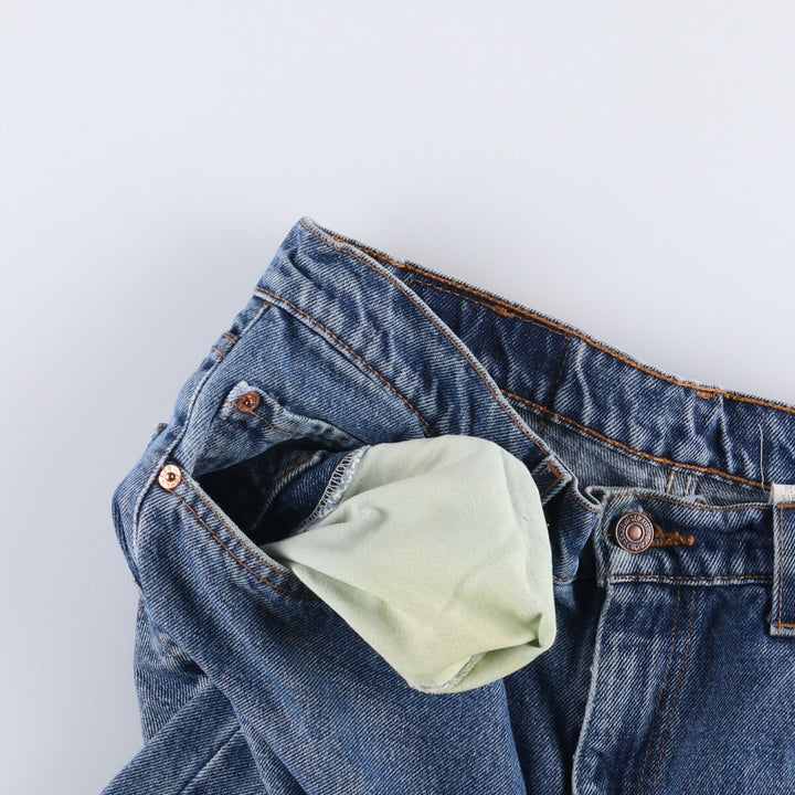 90'S Levi's 00505-4886 Tapered Denim Pants, Men's, Size W33, Vintage cotton blue type Vintage Second Hand