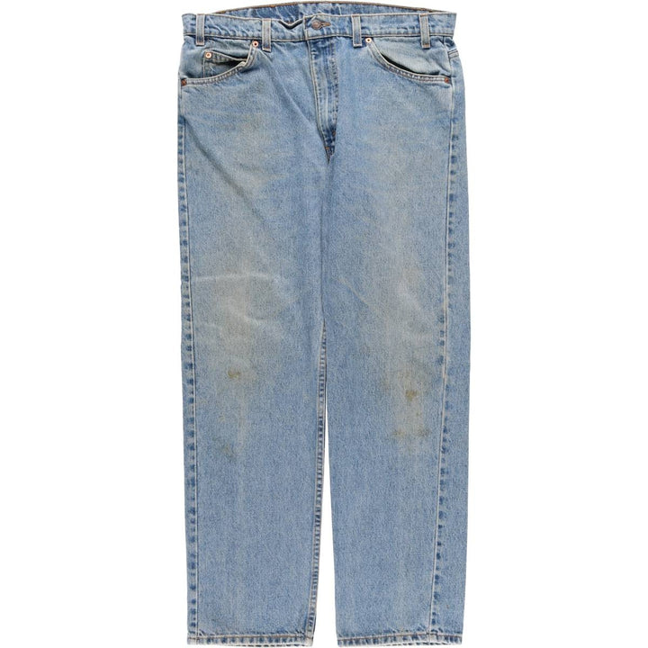90'S Levi's Regular Fit Straight Leg Tapered Denim Pants with Orange Tab, Made in USA, Men's Size 36 (Vintage) cotton blue type Vintage Second Hand
