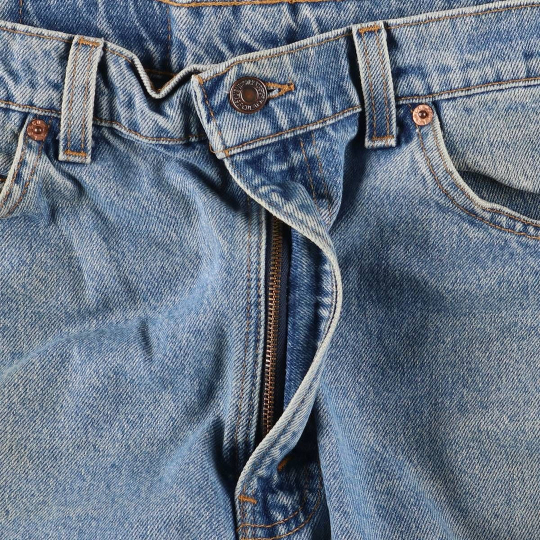 90'S Levi's Regular Fit Straight Leg Tapered Denim Pants with Orange Tab, Made in USA, Men's Size 36 (Vintage) cotton blue type Vintage Second Hand