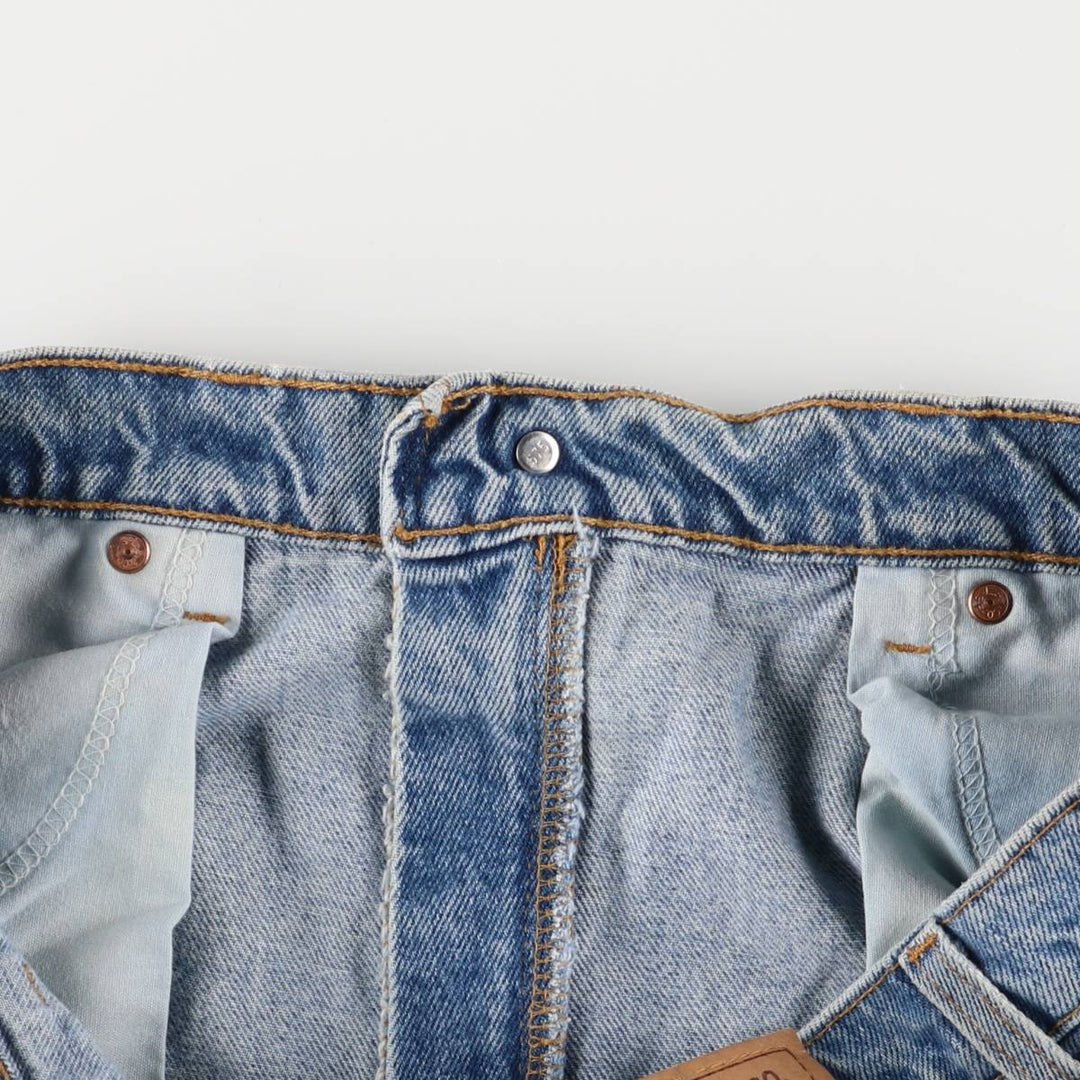 90'S Levi's Regular Fit Straight Leg Tapered Denim Pants with Orange Tab, Made in USA, Men's Size 36 (Vintage) cotton blue type Vintage Second Hand