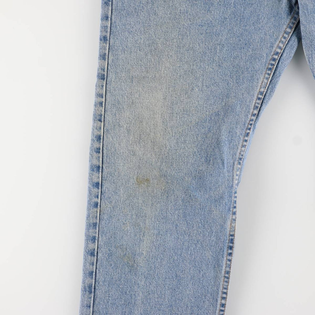 90'S Levi's Regular Fit Straight Leg Tapered Denim Pants with Orange Tab, Made in USA, Men's Size 36 (Vintage) cotton blue type Vintage Second Hand