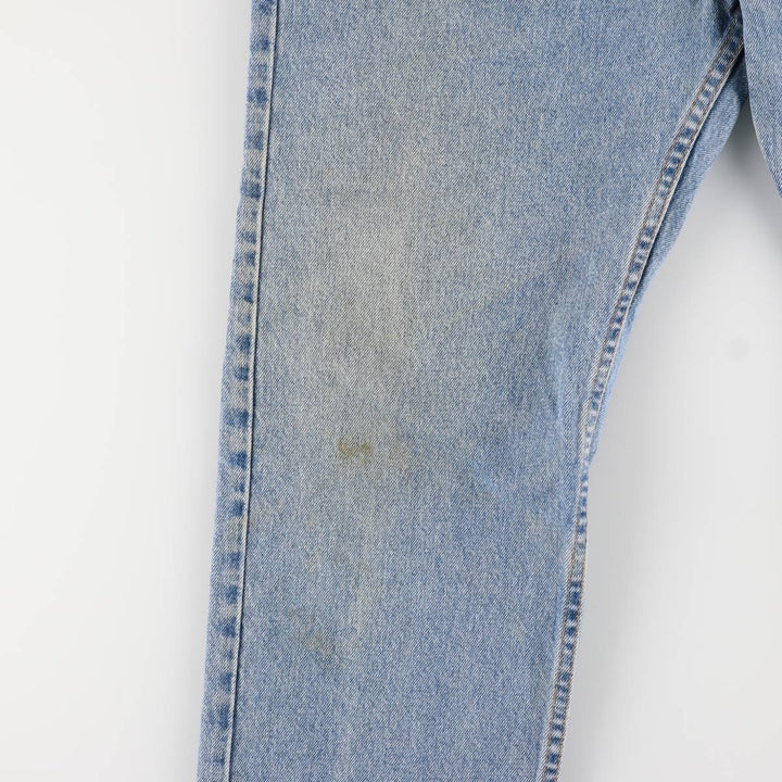 90'S Levi's Regular Fit Straight Leg Tapered Denim Pants with Orange Tab, Made in USA, Men's Size 36 (Vintage) cotton blue type Vintage Second Hand