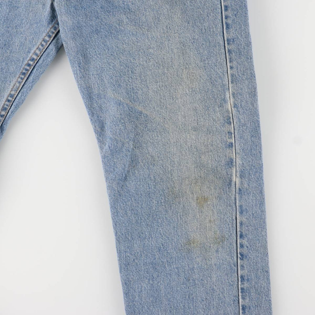 90'S Levi's Regular Fit Straight Leg Tapered Denim Pants with Orange Tab, Made in USA, Men's Size 36 (Vintage) cotton blue type Vintage Second Hand