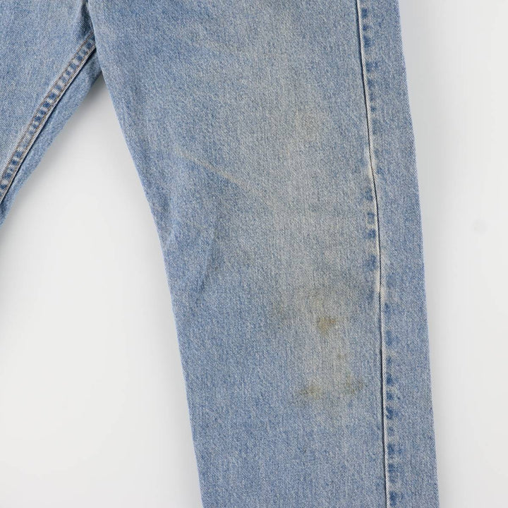 90'S Levi's Regular Fit Straight Leg Tapered Denim Pants with Orange Tab, Made in USA, Men's Size 36 (Vintage) cotton blue type Vintage Second Hand