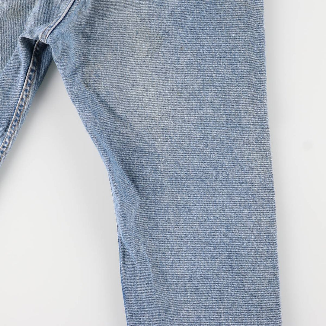 90'S Levi's Regular Fit Straight Leg Tapered Denim Pants with Orange Tab, Made in USA, Men's Size 36 (Vintage) cotton blue type Vintage Second Hand