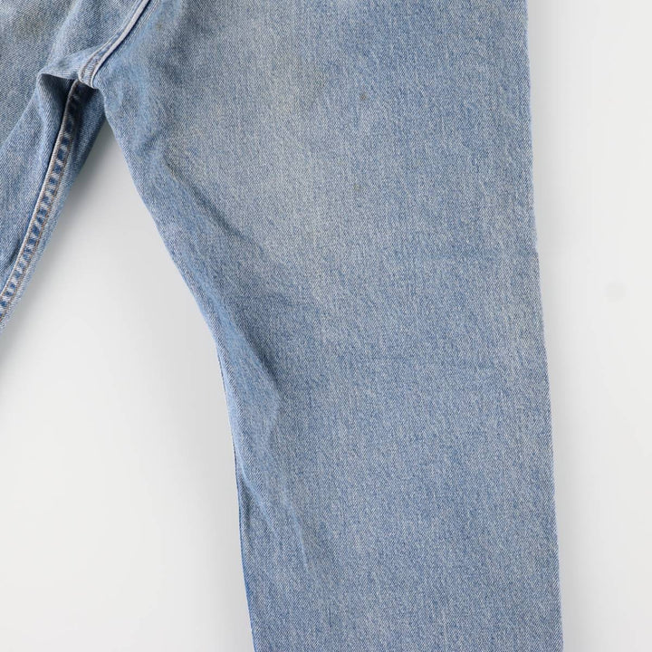 90'S Levi's Regular Fit Straight Leg Tapered Denim Pants with Orange Tab, Made in USA, Men's Size 36 (Vintage) cotton blue type Vintage Second Hand