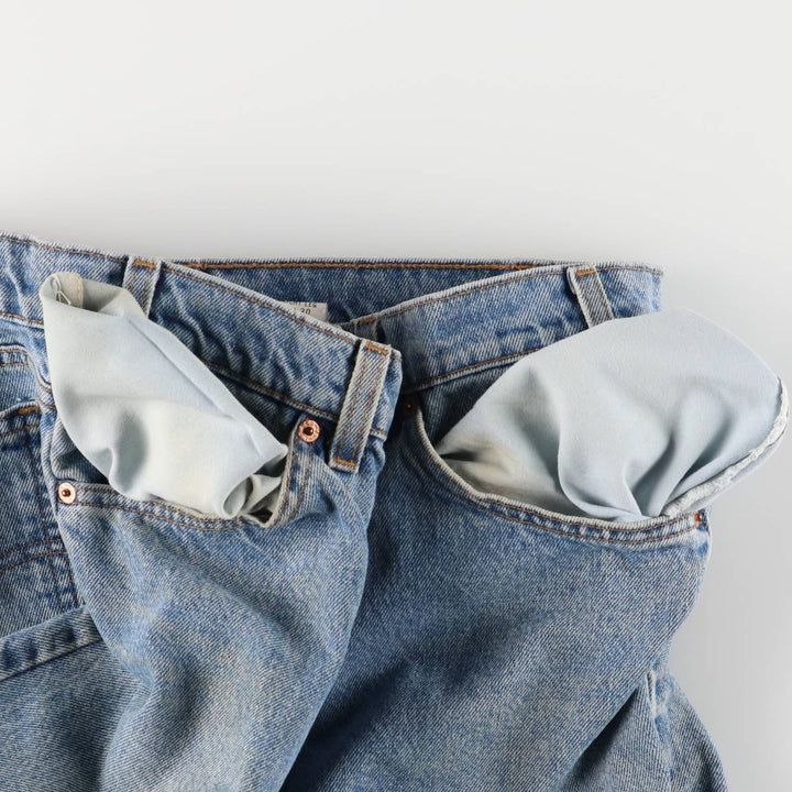 90'S Levi's Regular Fit Straight Leg Tapered Denim Pants with Orange Tab, Made in USA, Men's Size 36 (Vintage) cotton blue type Vintage Second Hand