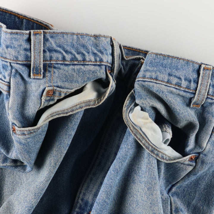 90'S Levi's Regular Fit Straight Leg Tapered Denim Pants with Orange Tab, Made in USA, Men's Size 36 (Vintage) cotton blue type Vintage Second Hand