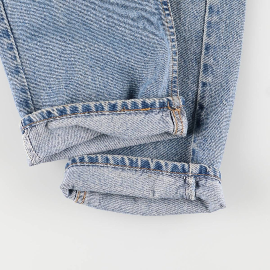 90'S Levi's Regular Fit Straight Leg Tapered Denim Pants with Orange Tab, Made in USA, Men's Size 36 (Vintage) cotton blue type Vintage Second Hand