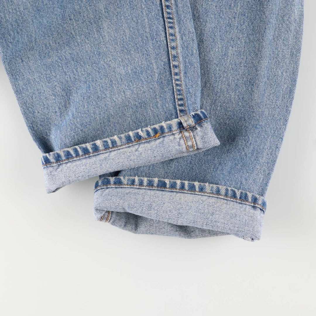 90'S Levi's Regular Fit Straight Leg Tapered Denim Pants with Orange Tab, Made in USA, Men's Size 36 (Vintage) cotton blue type Vintage Second Hand