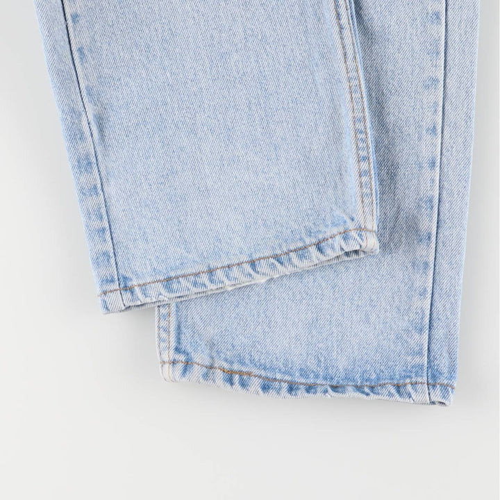 90'S Levi's 505 Regular Fit Straight Leg Tapered Denim Pants with Orange Tab, Made in USA, Men's Size 36 cotton blue type Vintage Second Hand