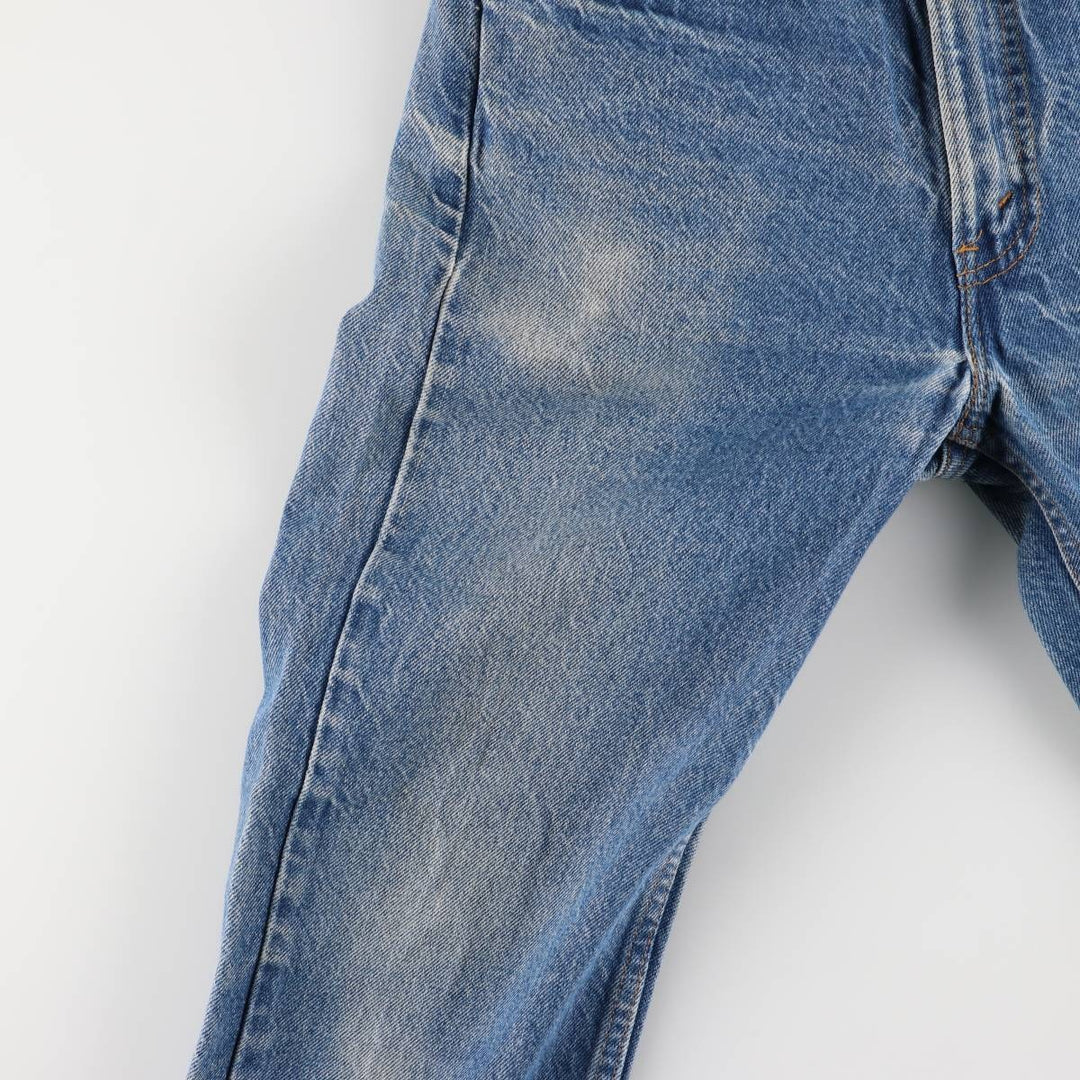 Vintage Levi's 505 Regular Fit Straight Leg Tapered Denim Pants with Orange Tab, Men's Size W32 unclear blue type Vintage Second Hand