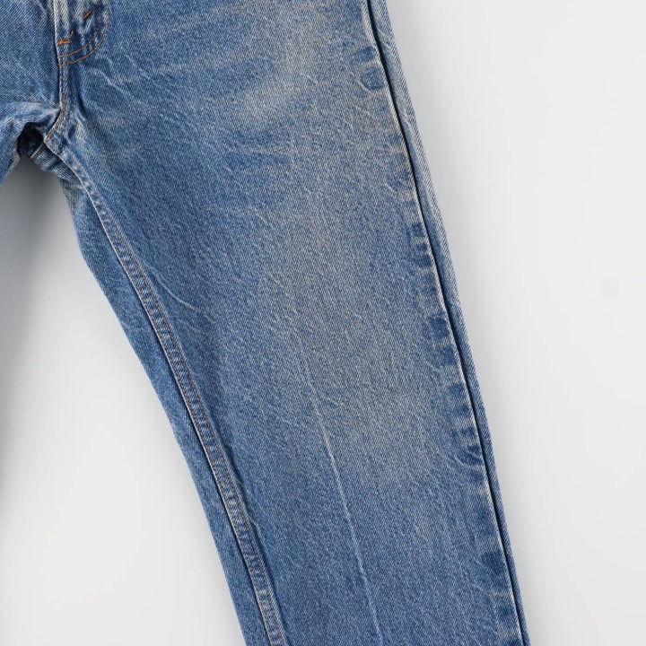 Vintage Levi's 505 Regular Fit Straight Leg Tapered Denim Pants with Orange Tab, Men's Size W32 unclear blue type Vintage Second Hand
