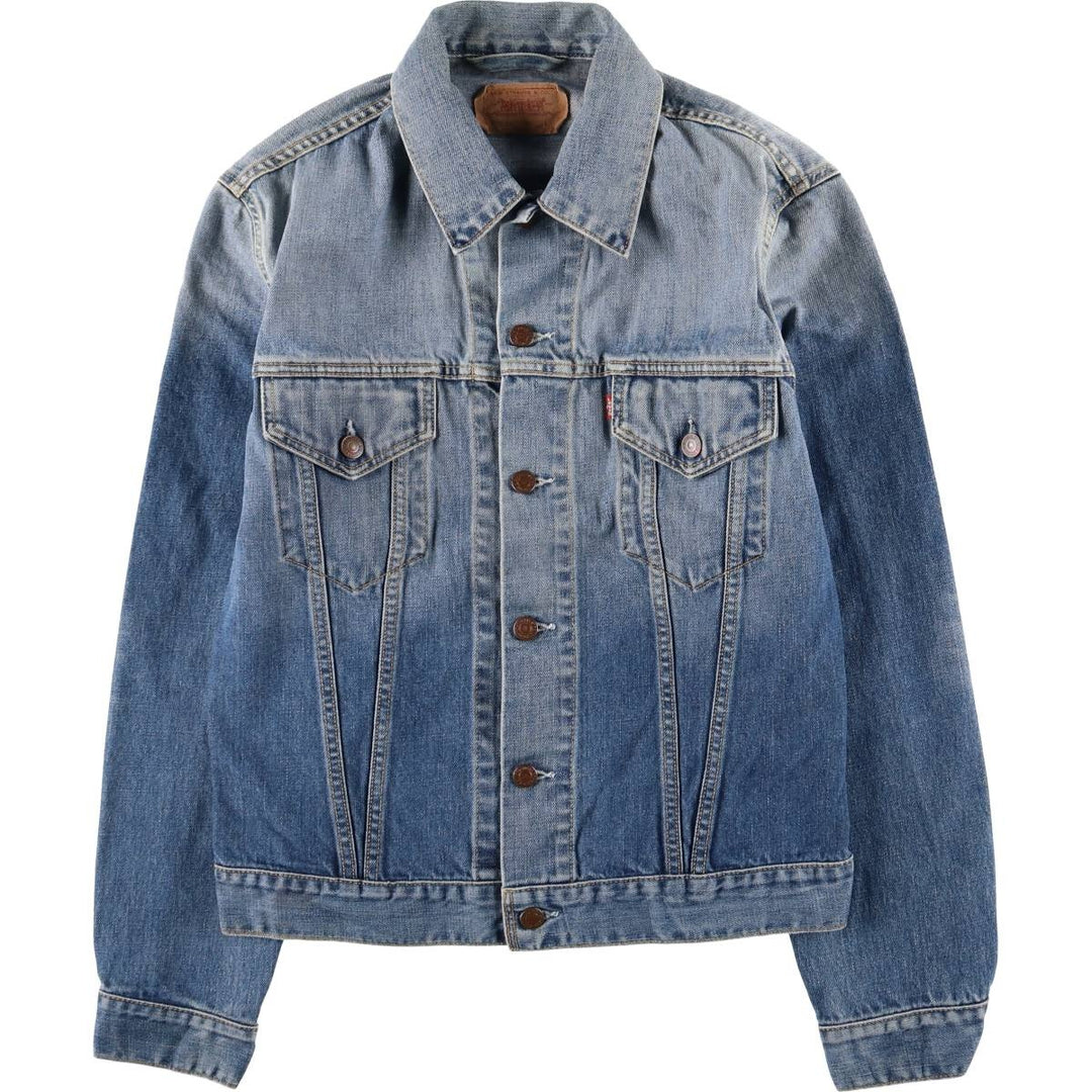 Levi's 70500-0487 Euro Model Denim Jacket, Men's Size L cotton blue type Vintage Second Hand
