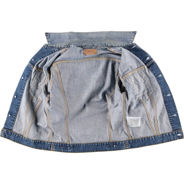 Levi's 70500-0487 Euro Model Denim Jacket, Men's Size L cotton blue type Vintage Second Hand