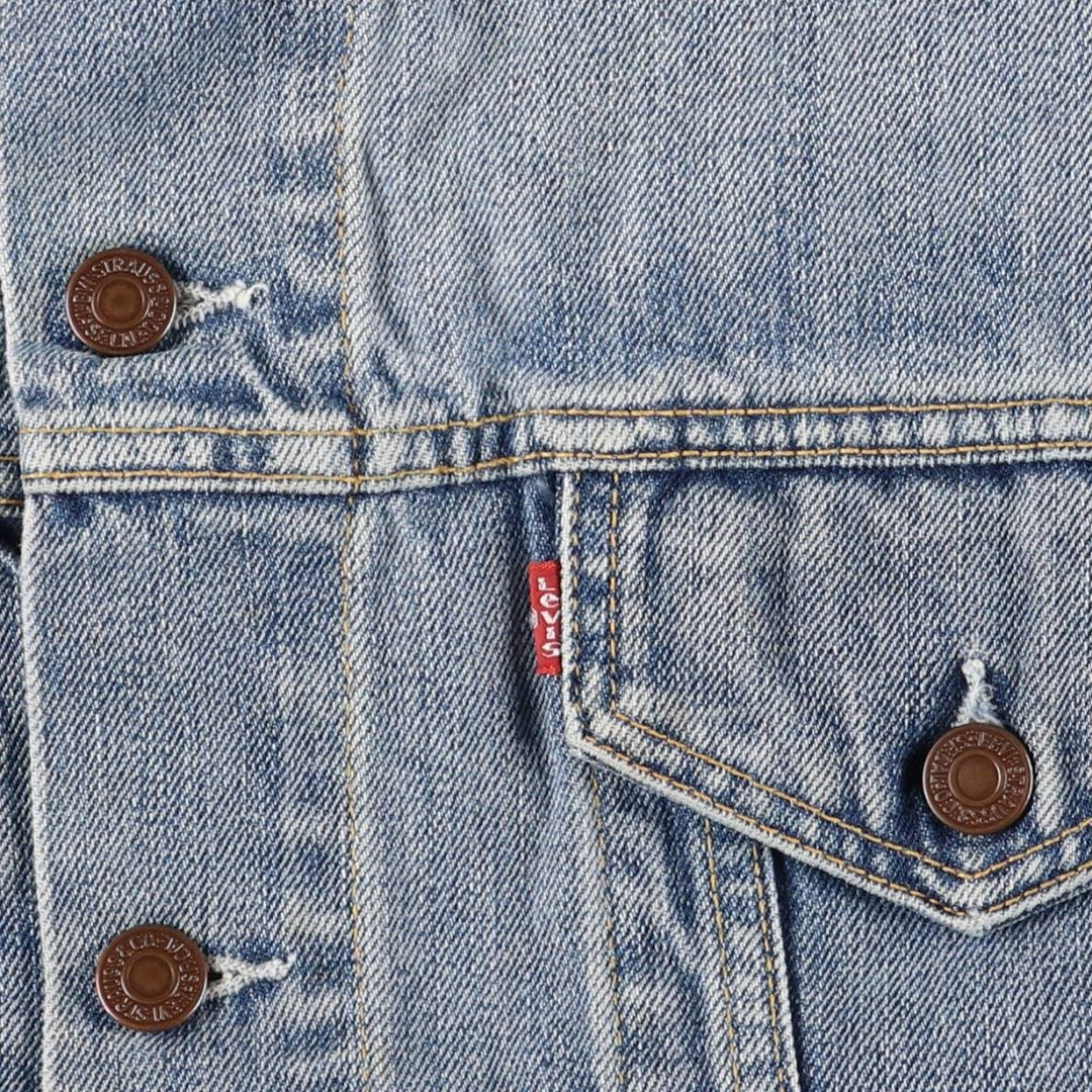 Levi's 70500-0487 Euro Model Denim Jacket, Men's Size L cotton blue type Vintage Second Hand