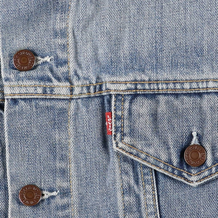 Levi's 70500-0487 Euro Model Denim Jacket, Men's Size L cotton blue type Vintage Second Hand