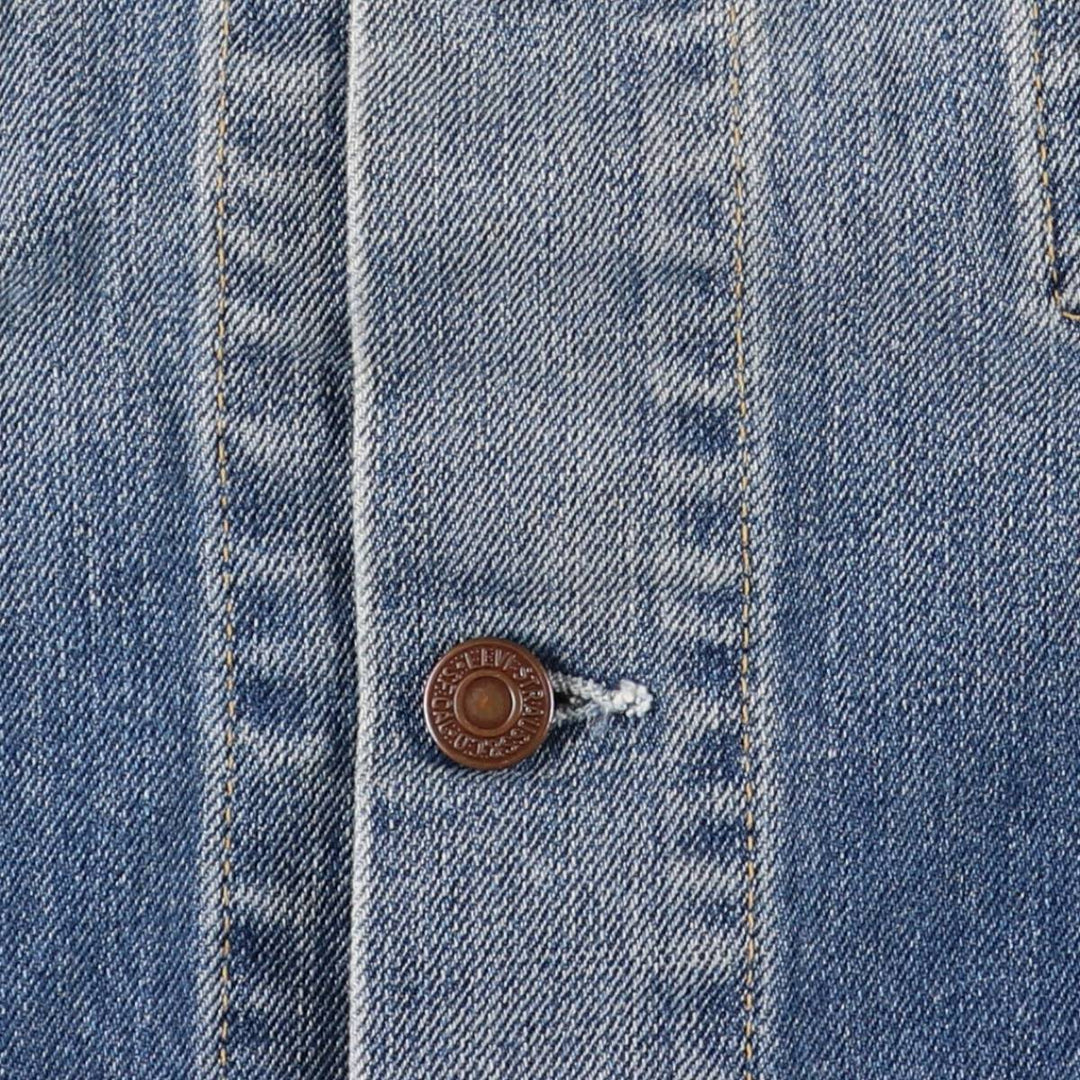 Levi's 70500-0487 Euro Model Denim Jacket, Men's Size L cotton blue type Vintage Second Hand