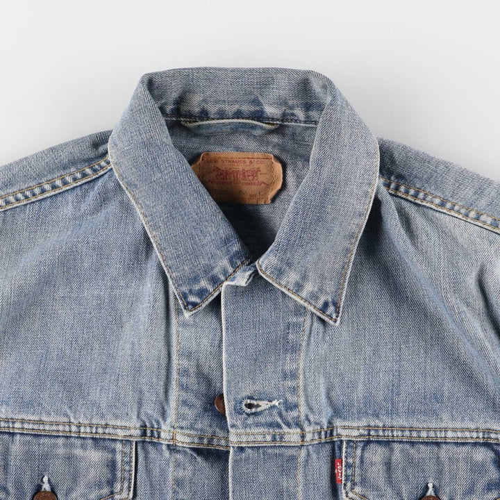 Levi's 70500-0487 Euro Model Denim Jacket, Men's Size L cotton blue type Vintage Second Hand