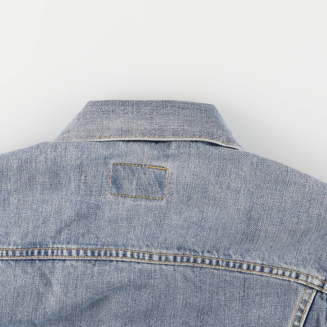 Levi's 70500-0487 Euro Model Denim Jacket, Men's Size L cotton blue type Vintage Second Hand