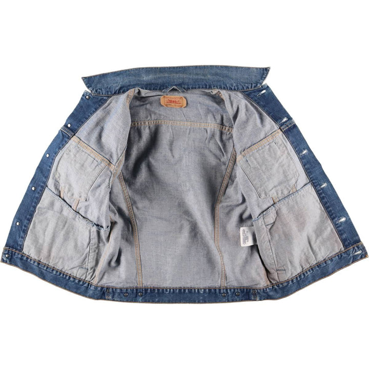 2000'S Levi's 70550-0487 Euro Model Denim Jacket, Men's Size L cotton blue type Vintage Second Hand