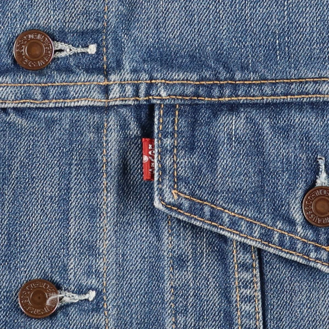 2000'S Levi's 70550-0487 Euro Model Denim Jacket, Men's Size L cotton blue type Vintage Second Hand