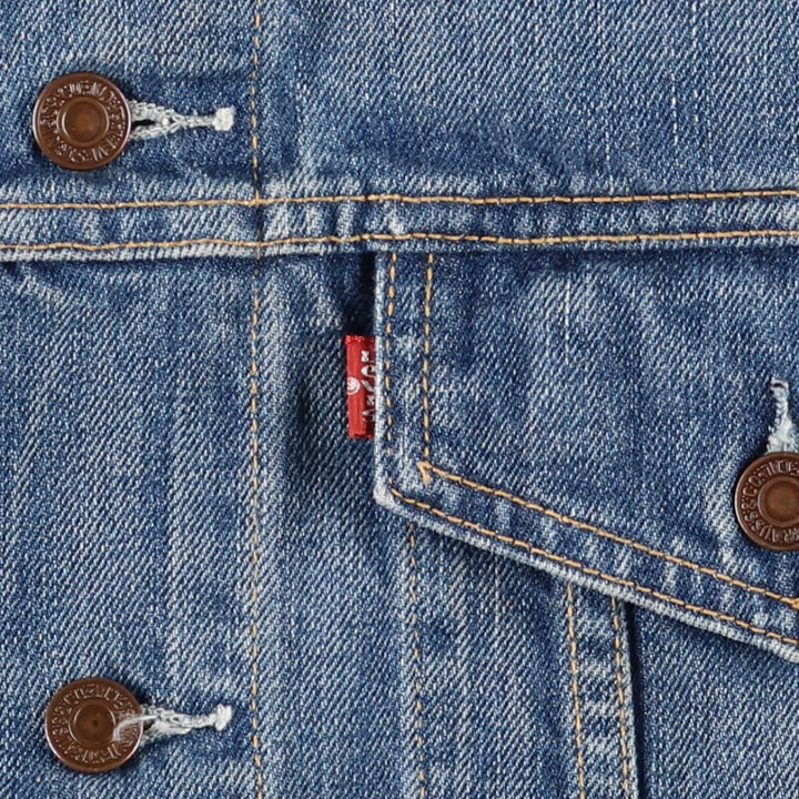 2000'S Levi's 70550-0487 Euro Model Denim Jacket, Men's Size L cotton blue type Vintage Second Hand