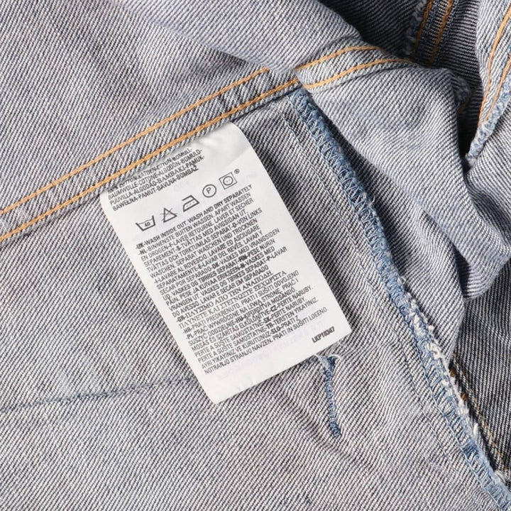 2000'S Levi's 70550-0487 Euro Model Denim Jacket, Men's Size L cotton blue type Vintage Second Hand