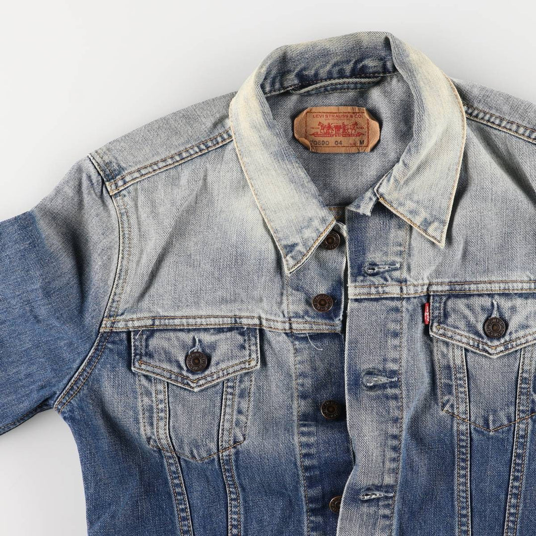 2000'S Levi's 70590-0487 Euro Model Denim Jacket, Men's Size Medium cotton blue type Vintage Second Hand