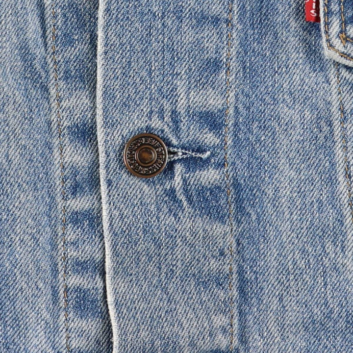 90'S Levi's 70503-0216 Denim Jacket, Men's XXL, Vintage cotton blue type Vintage Second Hand