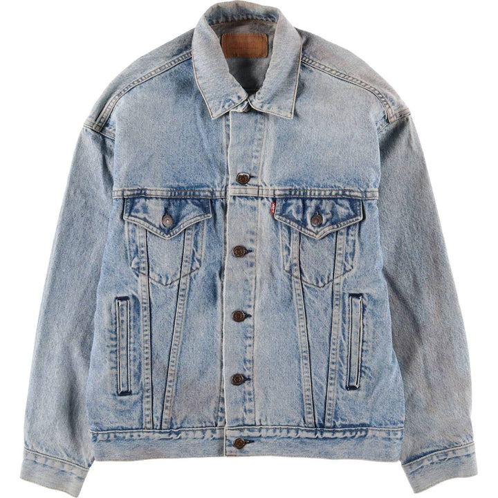 Vintage 80s-90'S Levi's 70507-0214 denim jacket, made in the USA, size small, men's cotton blue type Vintage Second Hand