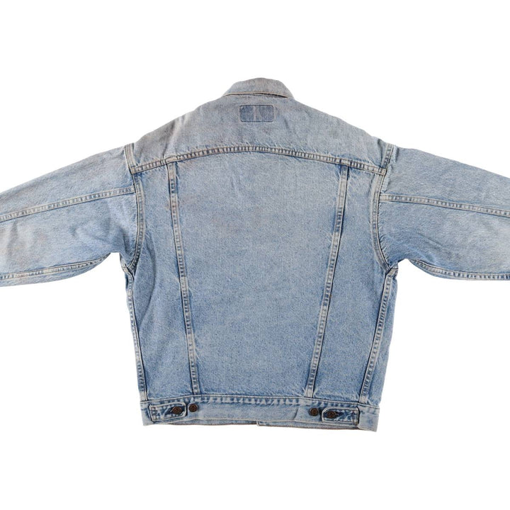 Vintage 80s-90'S Levi's 70507-0214 denim jacket, made in the USA, size small, men's cotton blue type Vintage Second Hand