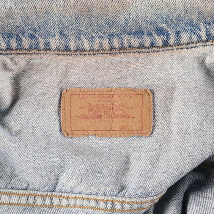 Vintage 80s-90'S Levi's 70507-0214 denim jacket, made in the USA, size small, men's cotton blue type Vintage Second Hand