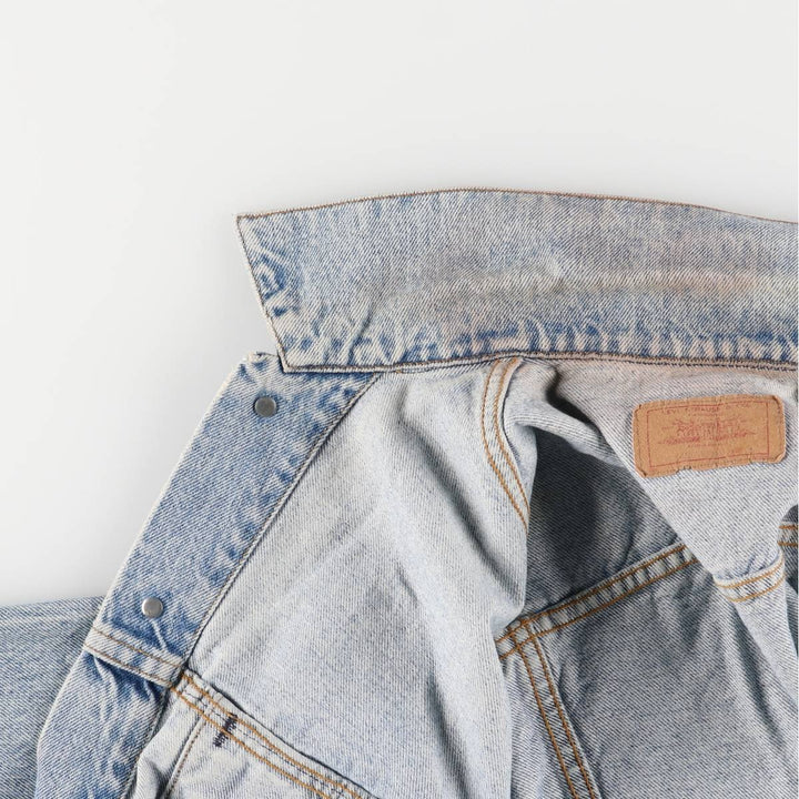 Vintage 80s-90'S Levi's 70507-0214 denim jacket, made in the USA, size small, men's cotton blue type Vintage Second Hand