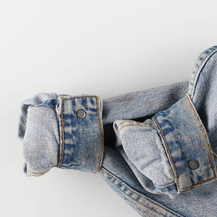 Vintage 80s-90'S Levi's 70507-0214 denim jacket, made in the USA, size small, men's cotton blue type Vintage Second Hand